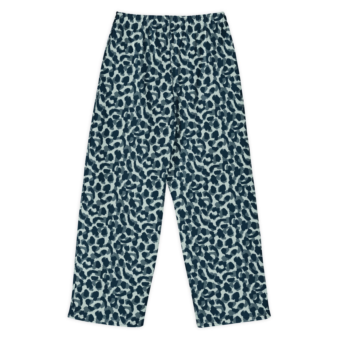 Camouflage Leopard Print Unisex Cotton Wide-Leg Pants