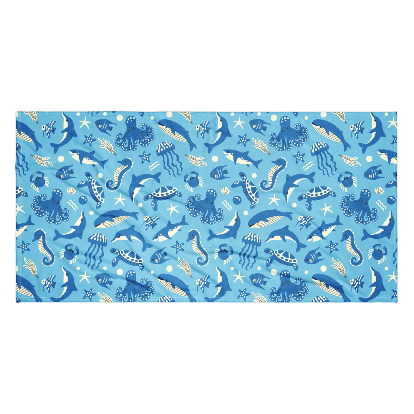 Colorful Marine-Themed Beach Towel Collection