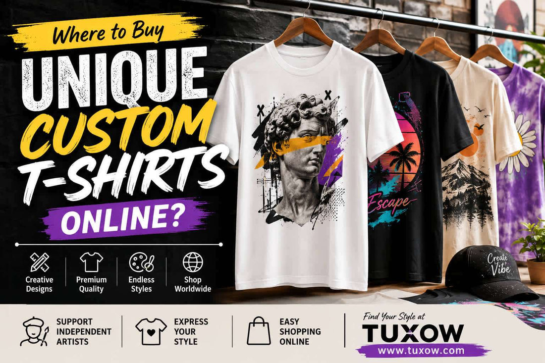 Where to Buy Unique Custom T-Shirts Online?