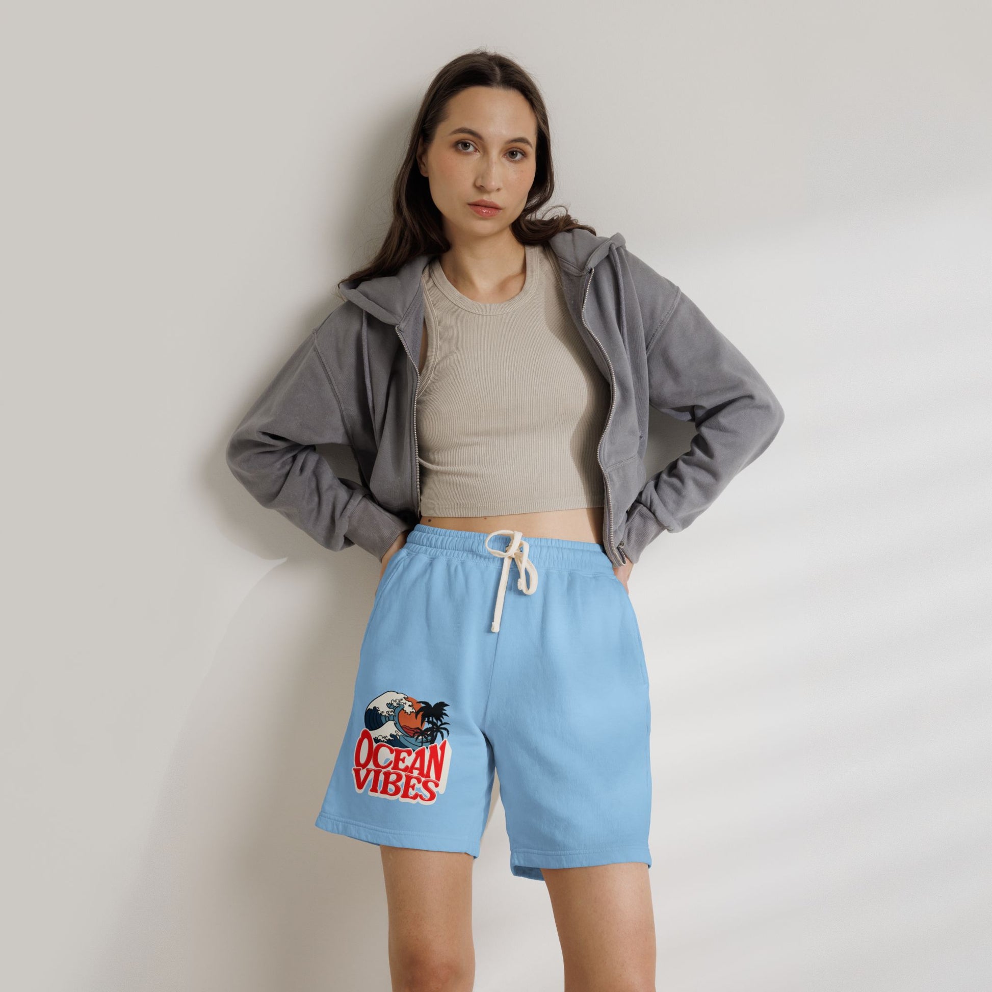 Unique Lightweight Fleece Sweat Shorts in Ocean Vibes Graphic Shop Lightweight Fleece Sweat Shorts in Ocean Vibes for breezy comfort, relaxed style, and an easygoing summer-ready look all day. Refresh your casual rotation with Lightweight Fleece Sweat Shorts in Ocean Vibes—soft, versatile, and ready for sunny days by the shore. Buy Lightweight Fleece Sweat Shorts in Ocean Vibes, made for soft comfort, laid-back style, and effortless warm-weather wear.