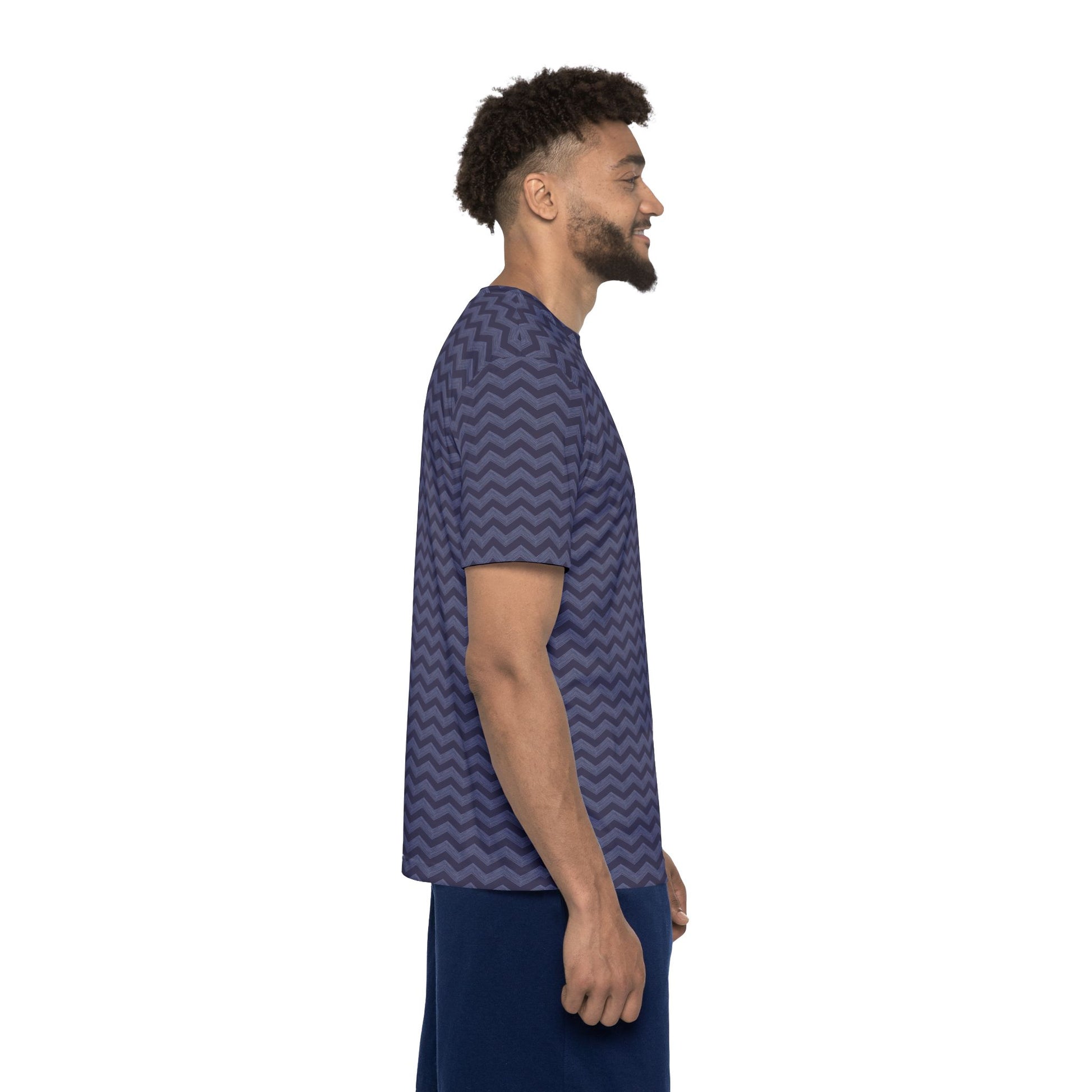 Shop Unique Navy Chevron Zigzag Geometric Men's Sports Jersey Activewear, featuring bold patterning, athletic comfort, and standout game-day style. Stand out in the Navy Chevron Zigzag Geometric Men's Sports Jersey, designed for confident performance and eye-catching everyday style. Buy the Navy Chevron Zigzag Geometric Men's Sports Jersey—a bold, comfortable choice for training, teams, and casual wear.