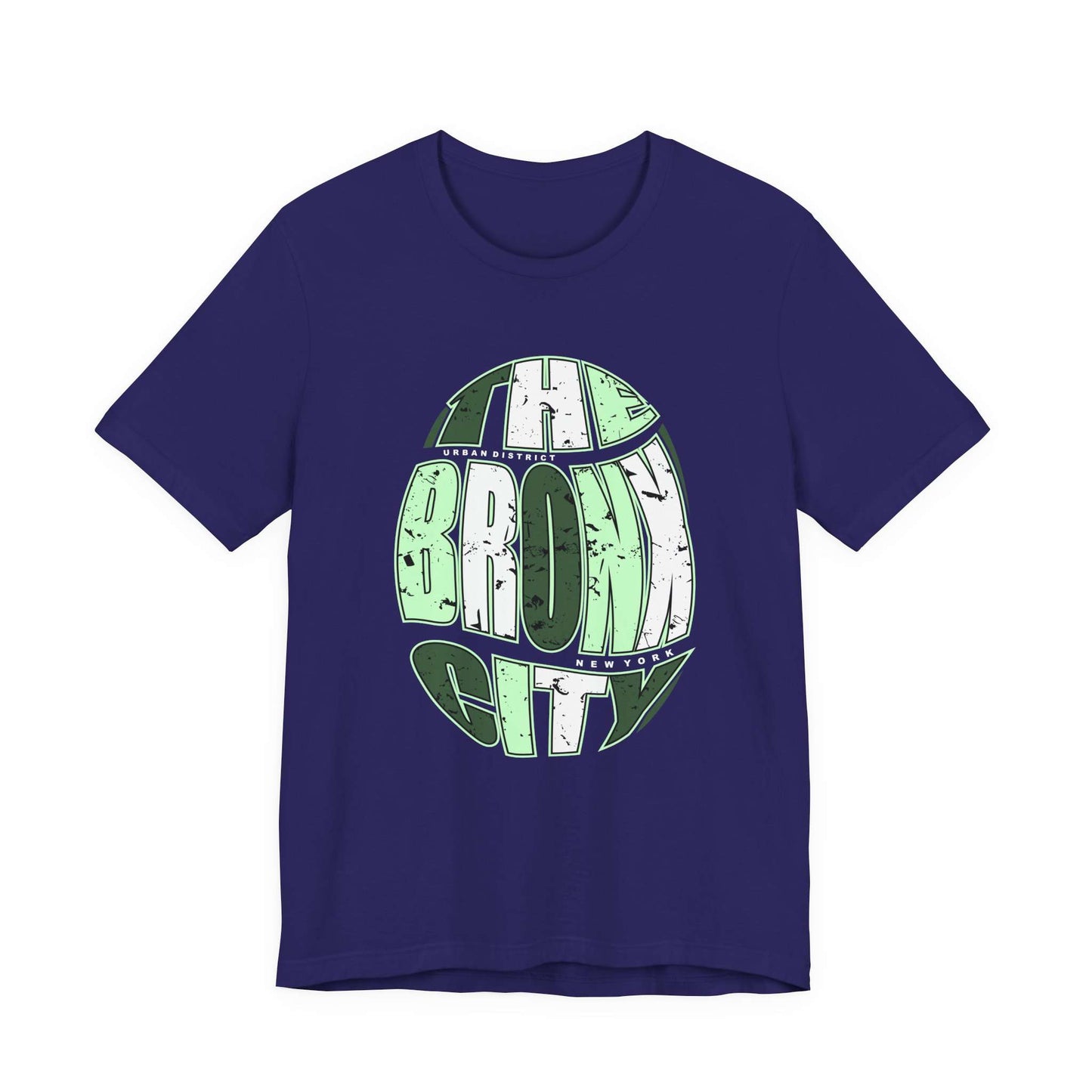 A black short-sleeve crewneck t-shirt featuring a distressed green and white graphic on the front that reads 'THE BRONX CITY'. Vintage NYC Urban Bronx City Graphic T-Shirt Casual Wear Shop Vintage NYC Urban Bronx City Graphic T-Shirt Casual Wear for a laid-back retro look that brings Bronx-inspired energy to any outfit. Elevate your wardrobe with Vintage NYC Urban Bronx City Graphic T-Shirt Casual Wear, blending classic city vibes with effortless comfort.