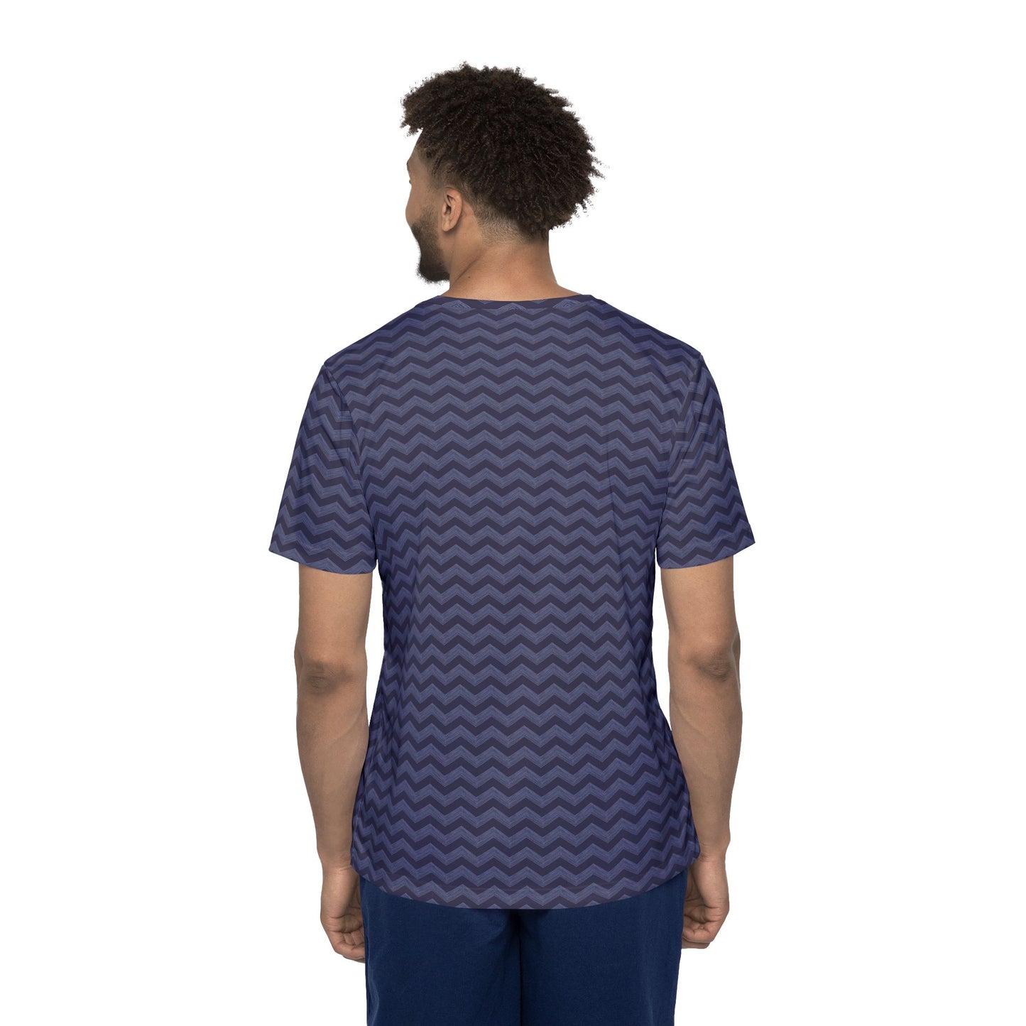 Shop Unique Navy Chevron Zigzag Geometric Men's Sports Jersey Activewear, featuring bold patterning, athletic comfort, and standout game-day style. Stand out in the Navy Chevron Zigzag Geometric Men's Sports Jersey, designed for confident performance and eye-catching everyday style. Buy the Navy Chevron Zigzag Geometric Men's Sports Jersey—a bold, comfortable choice for training, teams, and casual wear.