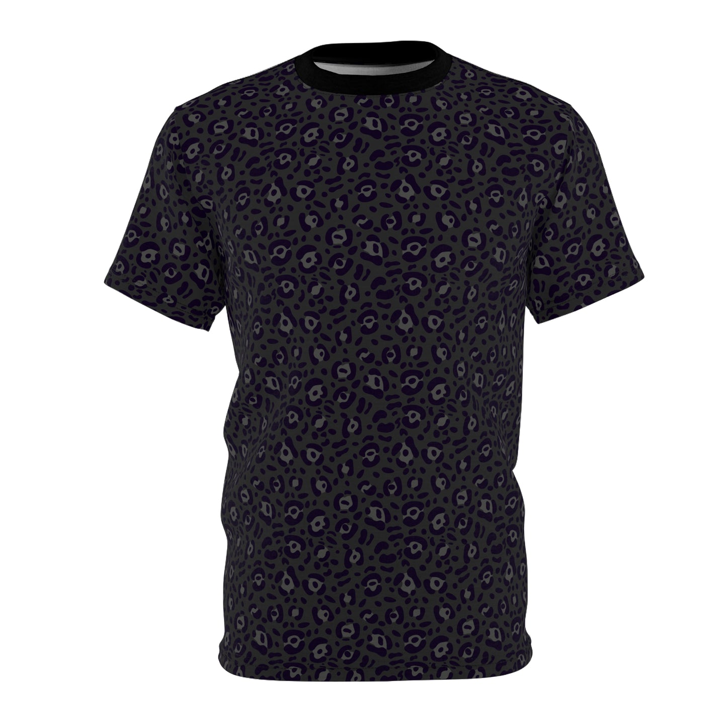 Bold Black Leopard Print T-Shirt for Casual Wear