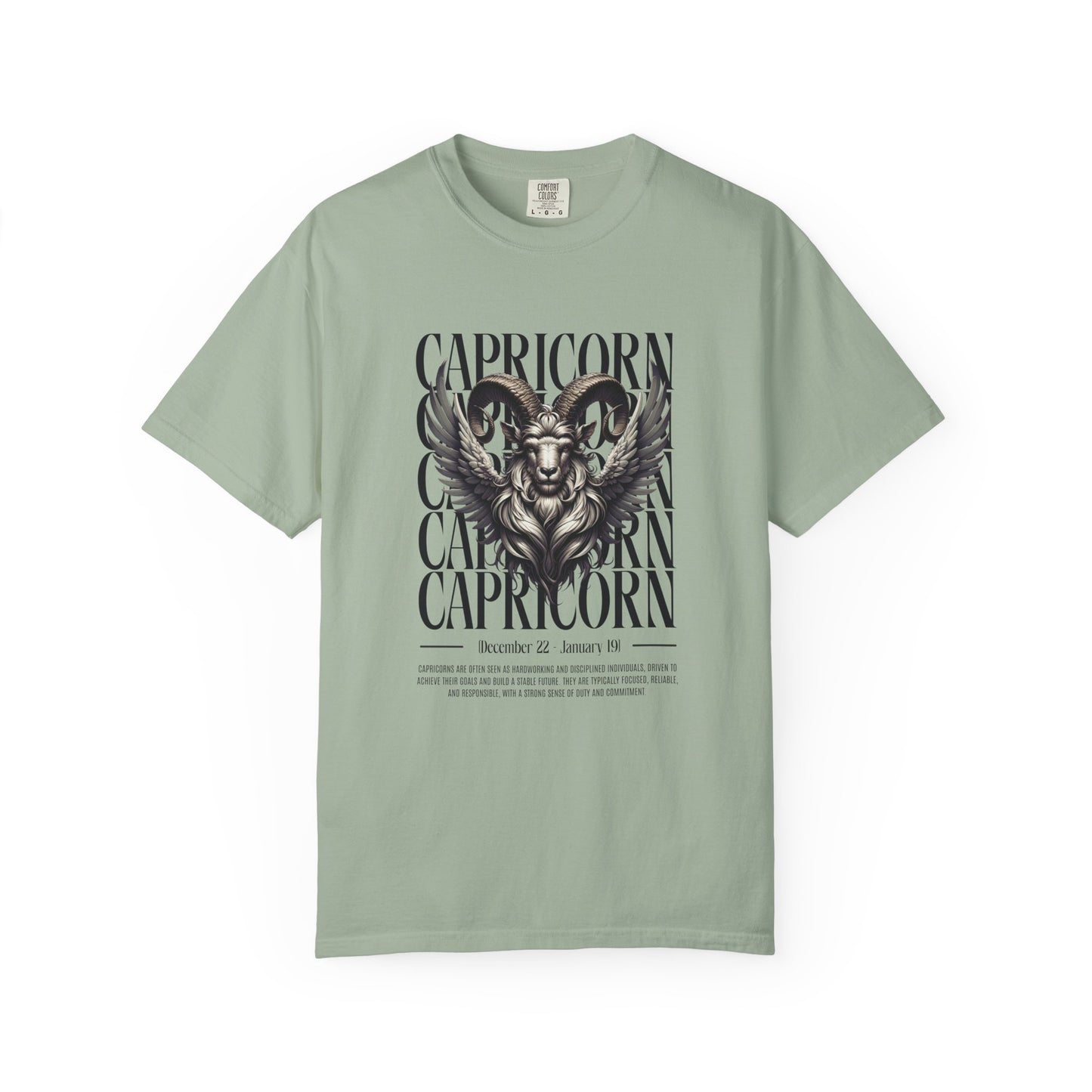 Bold Comfortable Capricorn Zodiac Sign T-Shirt for Casual Outfits
