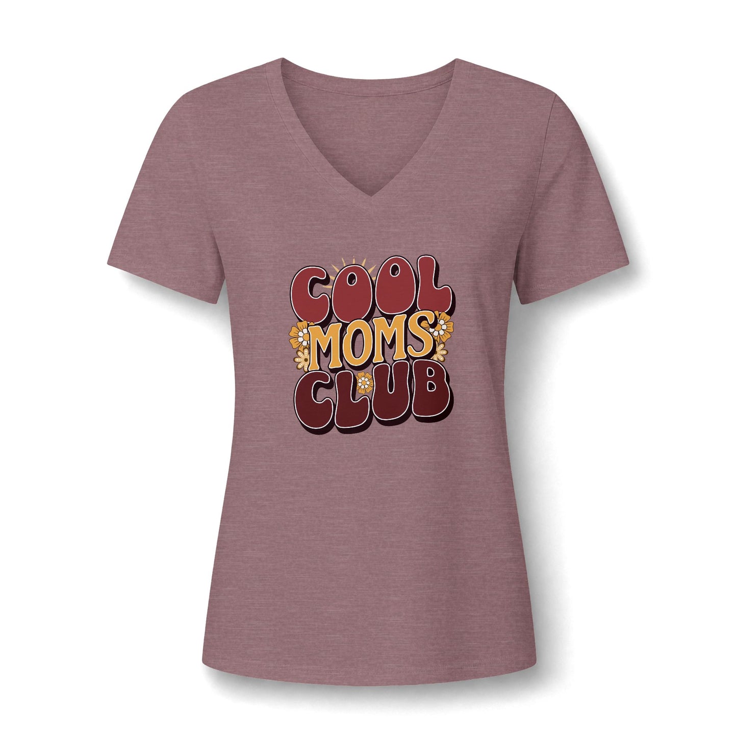 Bold Cool Moms Club Women's T-Shirt for Casual Wear