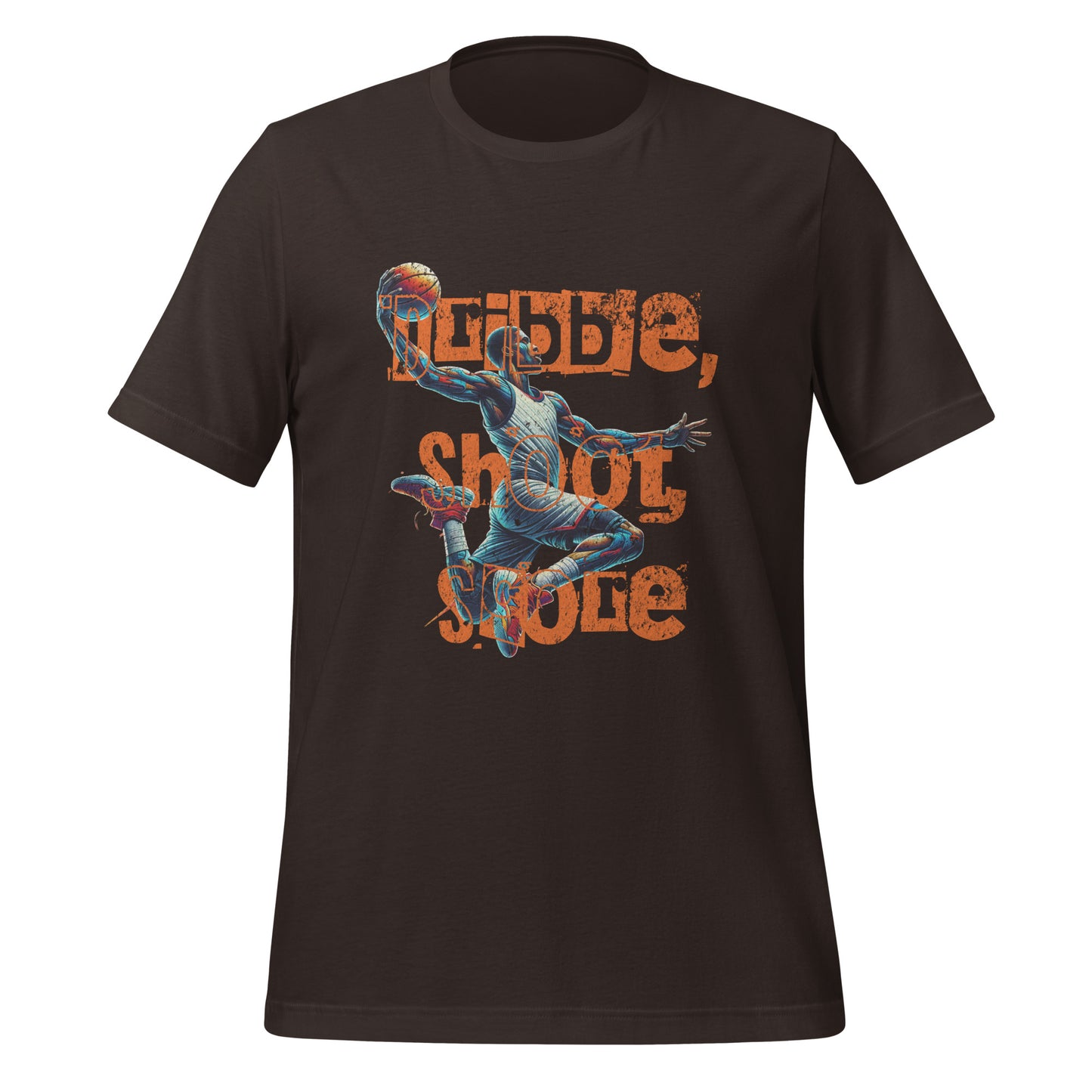 Casual Basketball T-Shirt with Dynamic Design