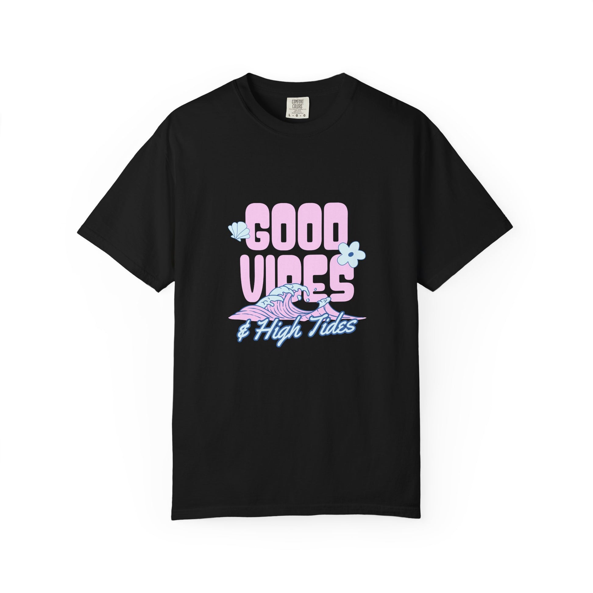 Casual Beach T-Shirt with Bold Retro Print
