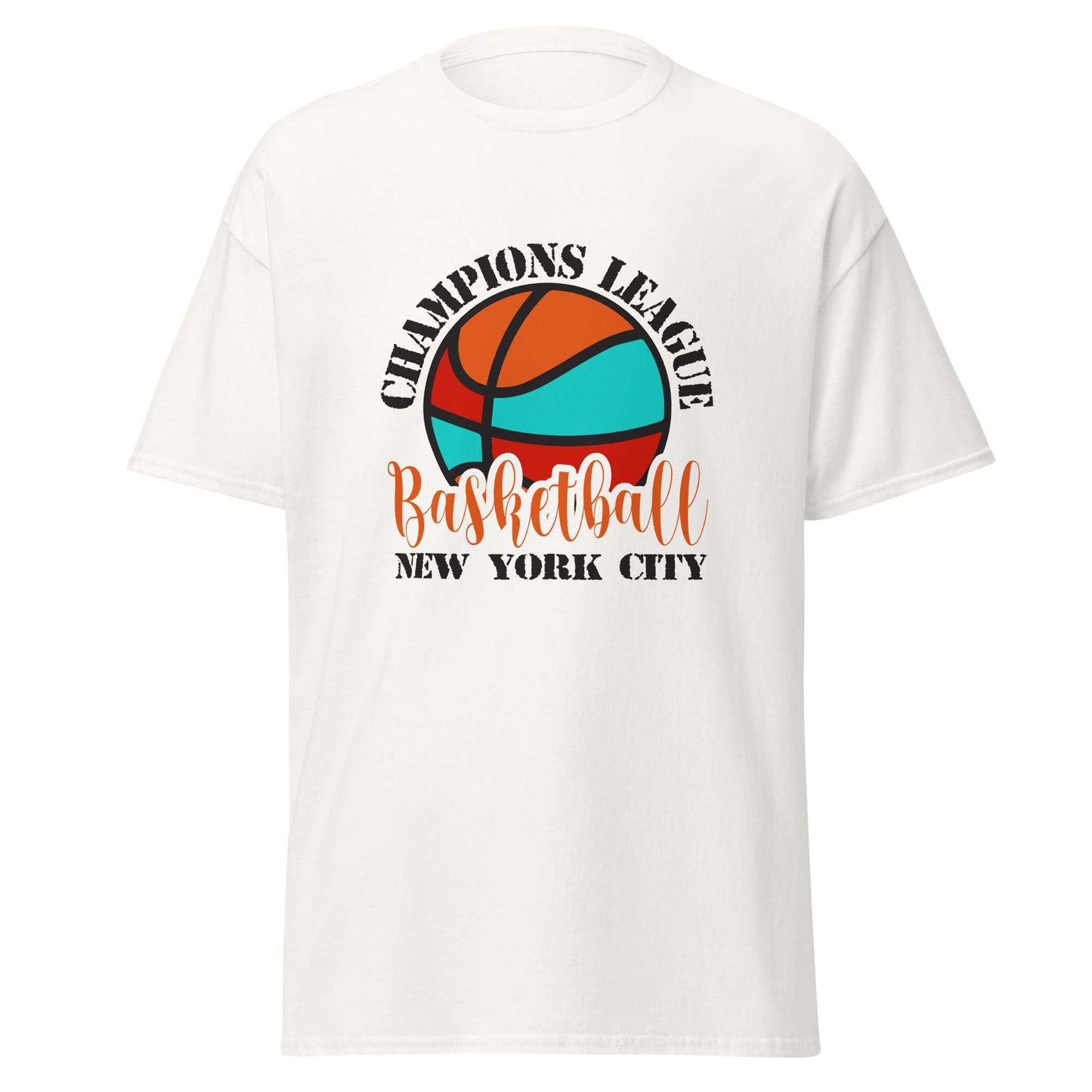 Champions League Basketball New York City T-Shirt for Casual Wear