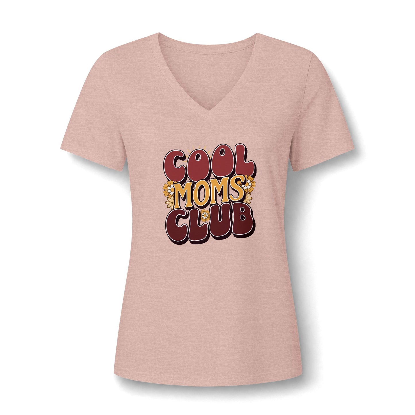 Chic Relaxed Cool Moms Club Women's T-Shirt for Casual Wear
