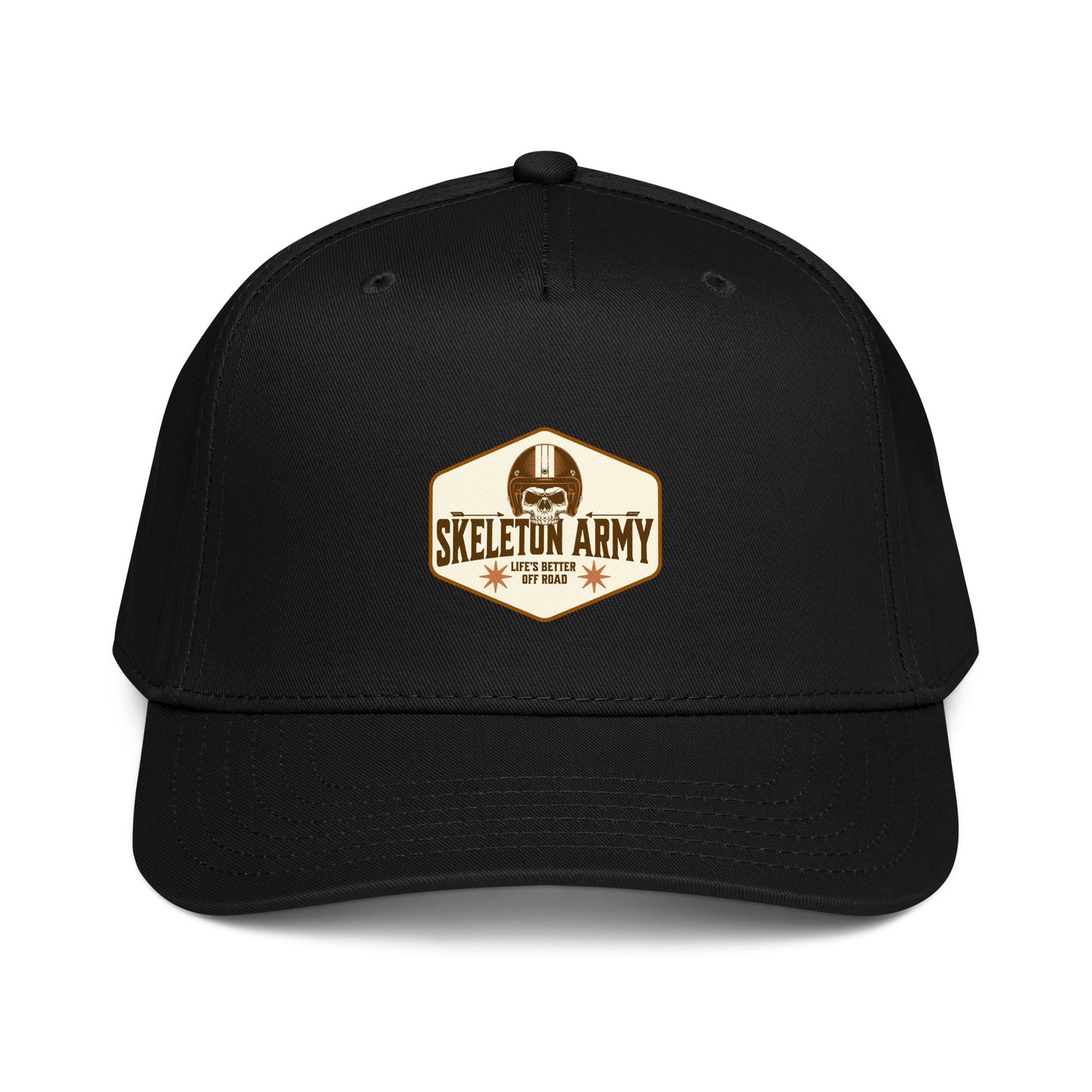 Classic Skull Patch Baseball Cap for Casual Wear