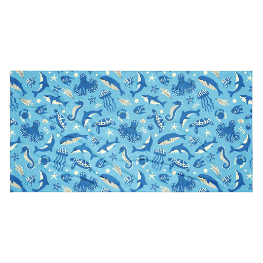 Colorful Marine-Themed Beach Towel Collection