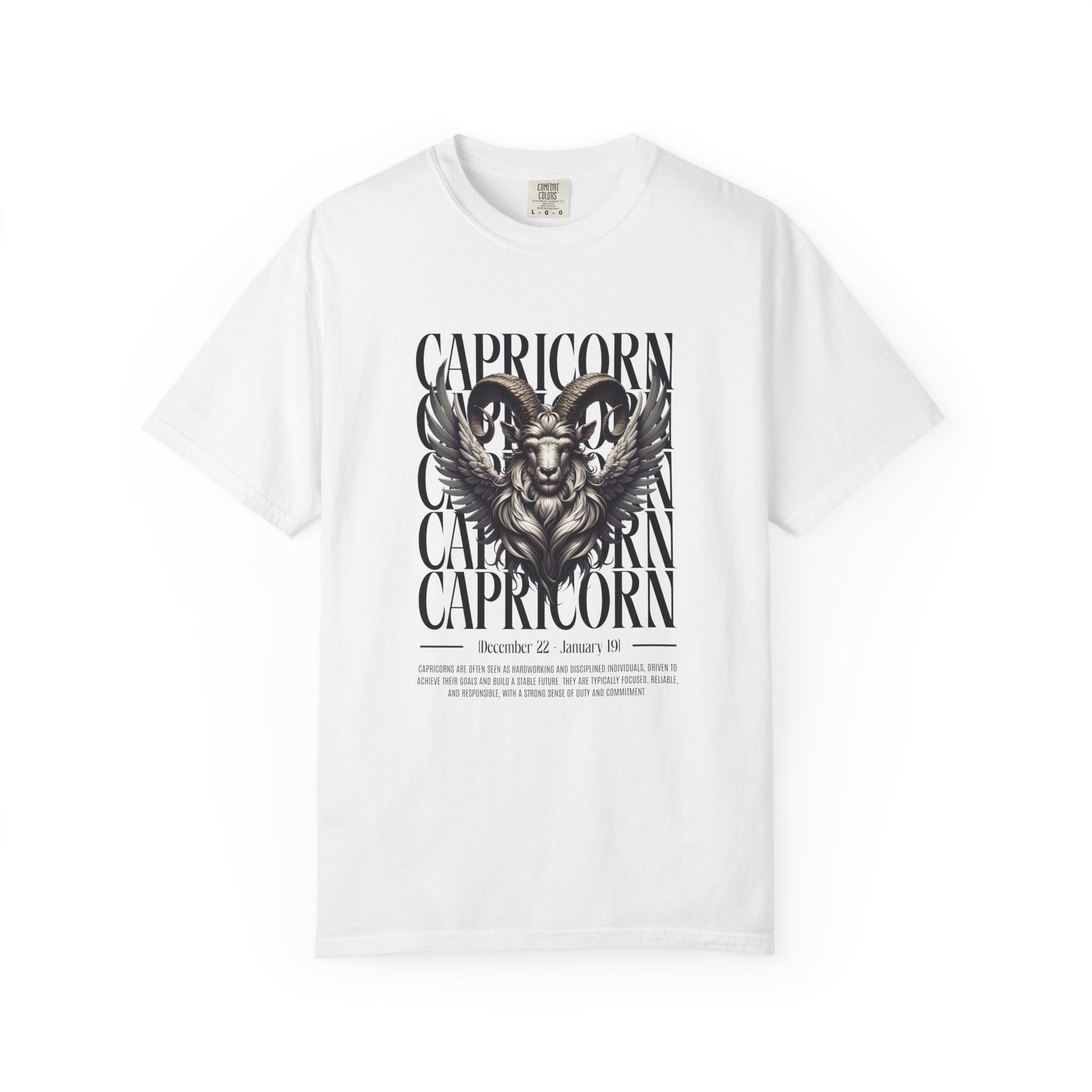 Comfortable Capricorn Zodiac Sign T-Shirt for Casual Outfits