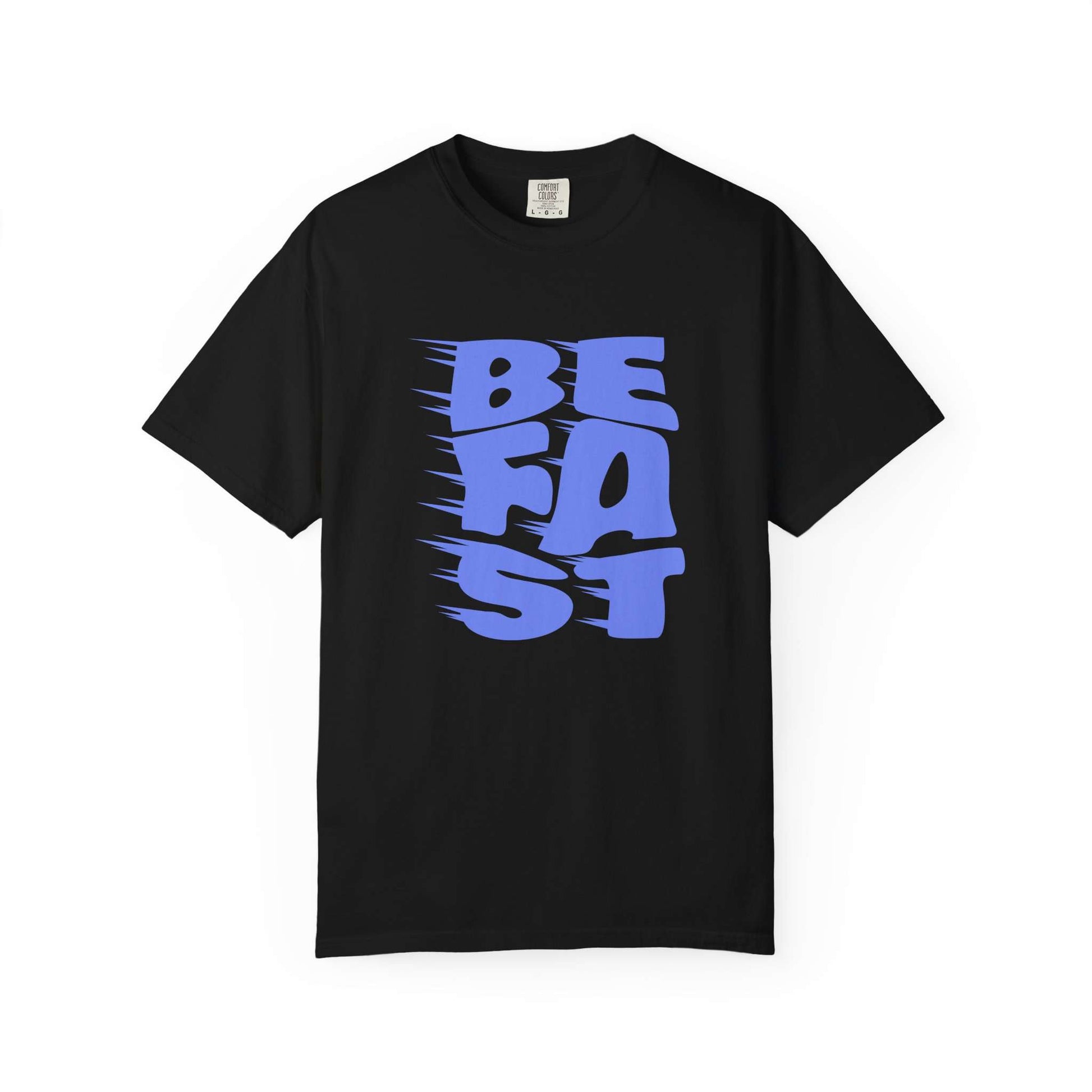Comfortable Trendy Bold Be Fast Typography Lettering Graphic T-Shirt for Casual Wear