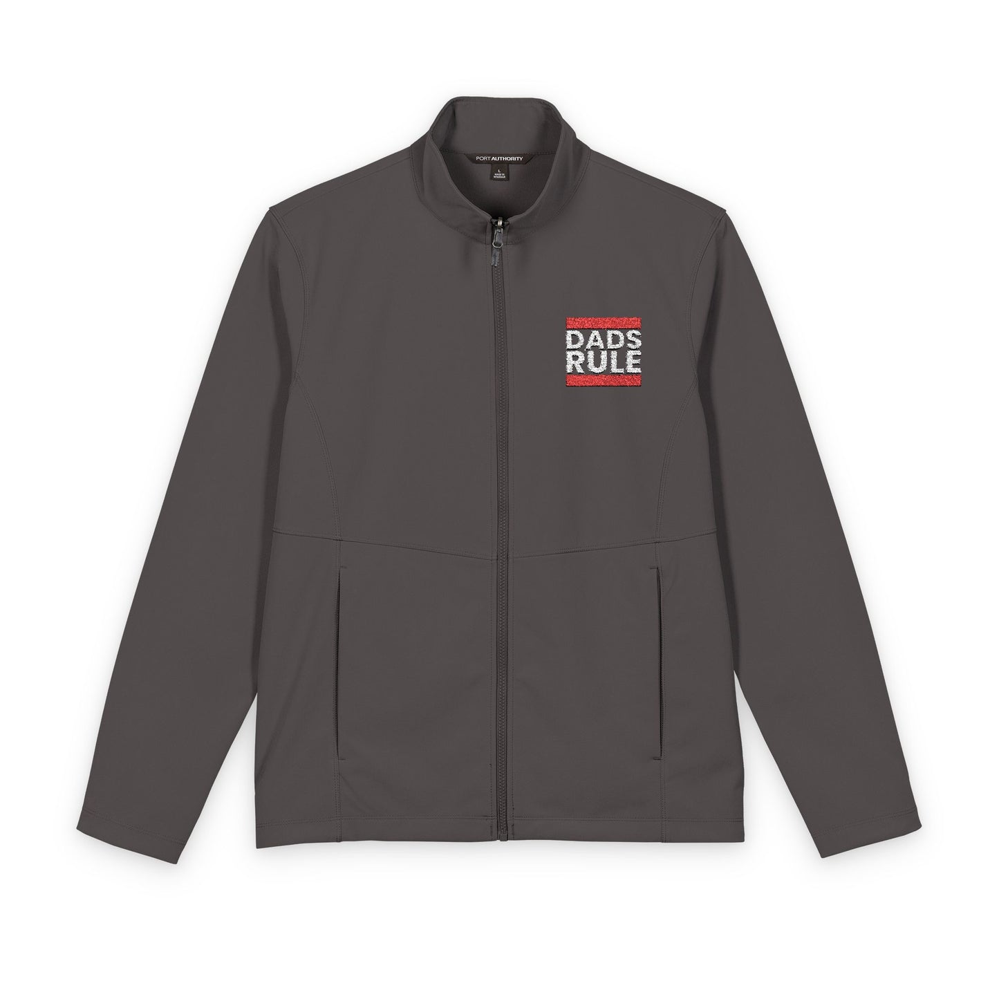 Durable Bold Dads Rule Waterproof Men's Soft Shell Jacket