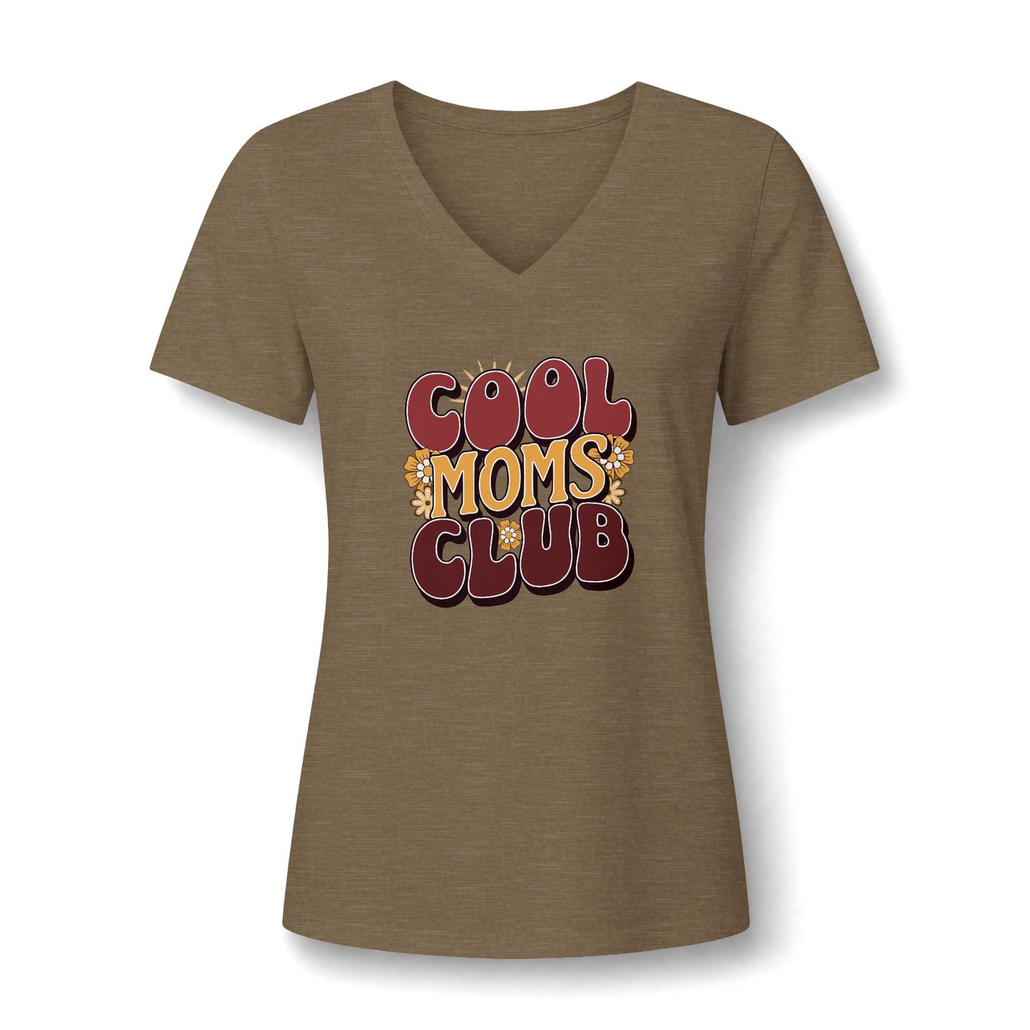 Elegant Cool Moms Club Women's T-Shirt for Casual Wear