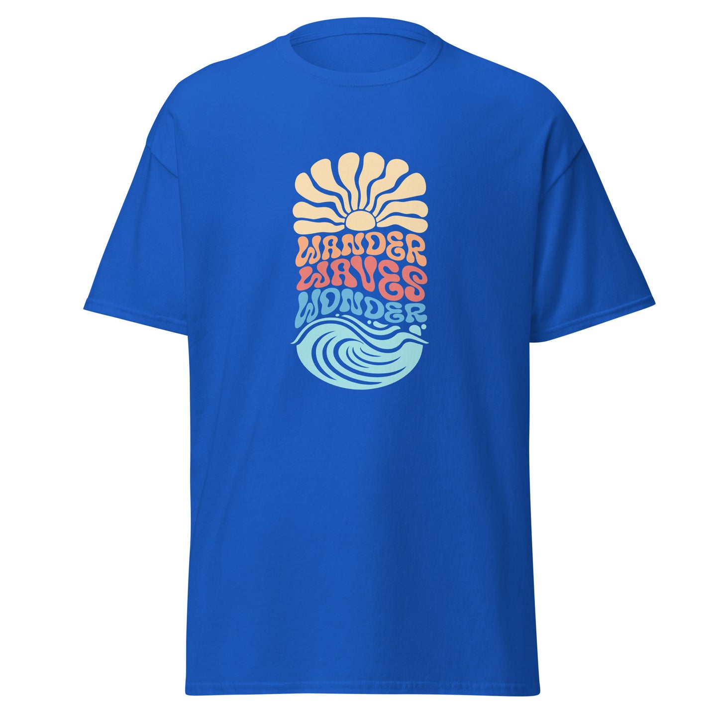Everyday Comfort Meets Artistic Wave Graphics