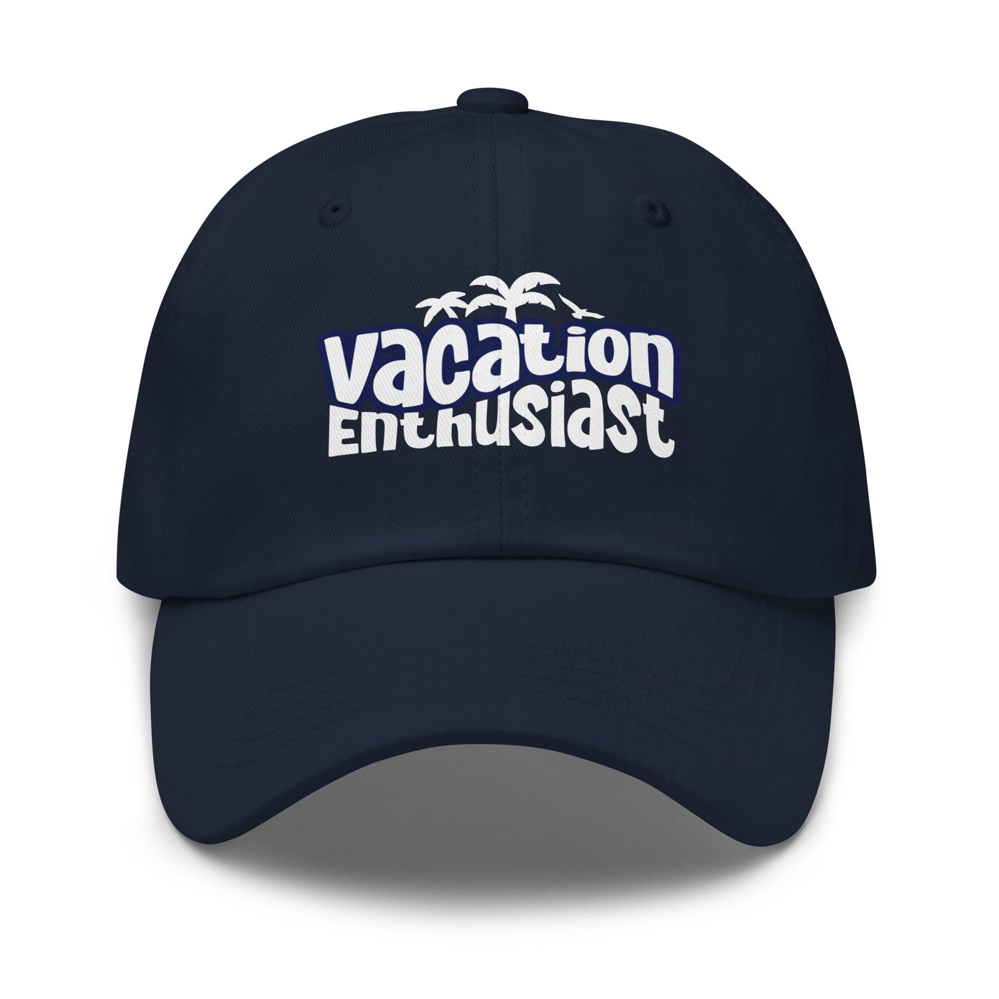 Funny Vacation Enthusiast Bold Graphic Classic Dad Cap