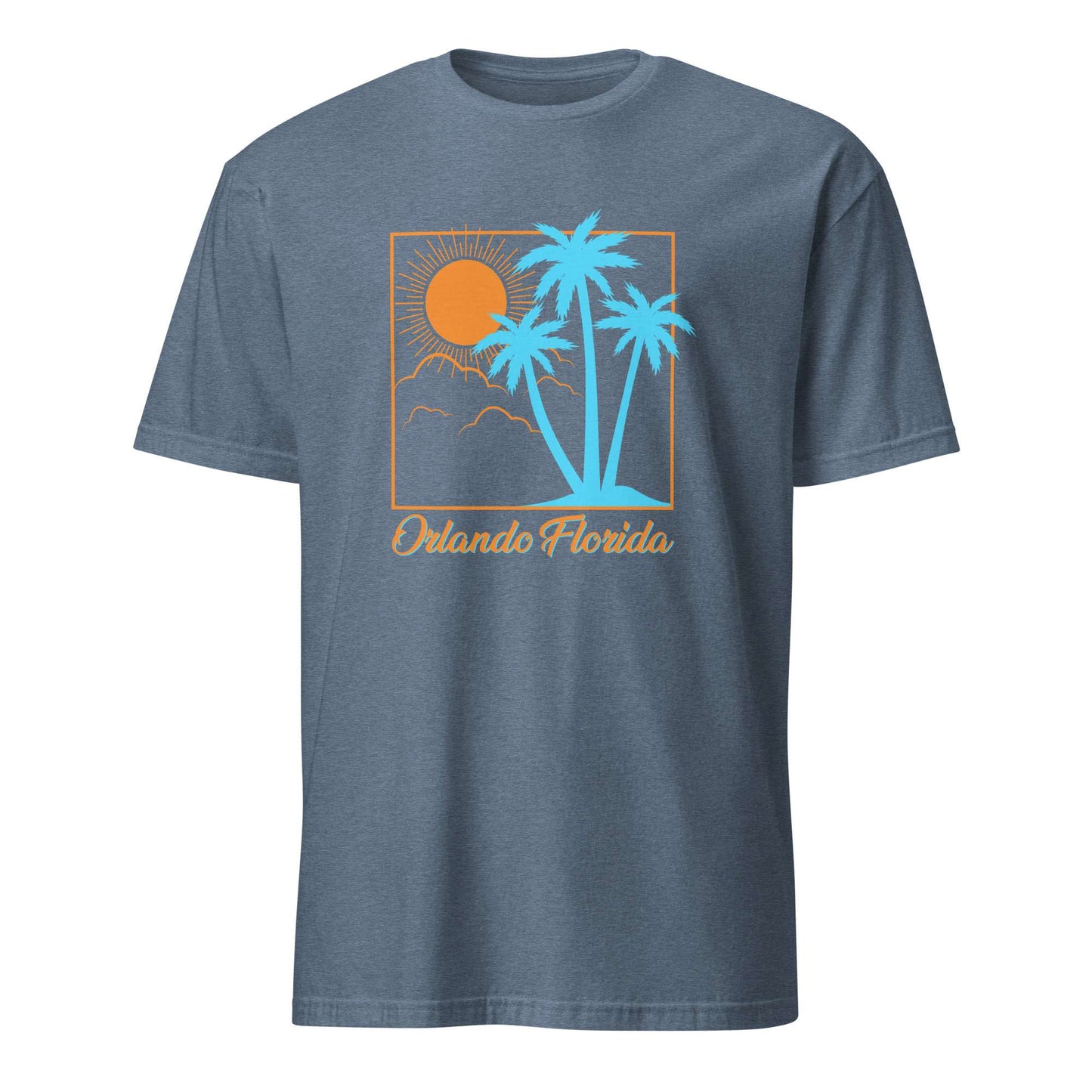 Modern Bold Orlando Florida Summer Sun Beach Graphic T-Shirt Casual Wear