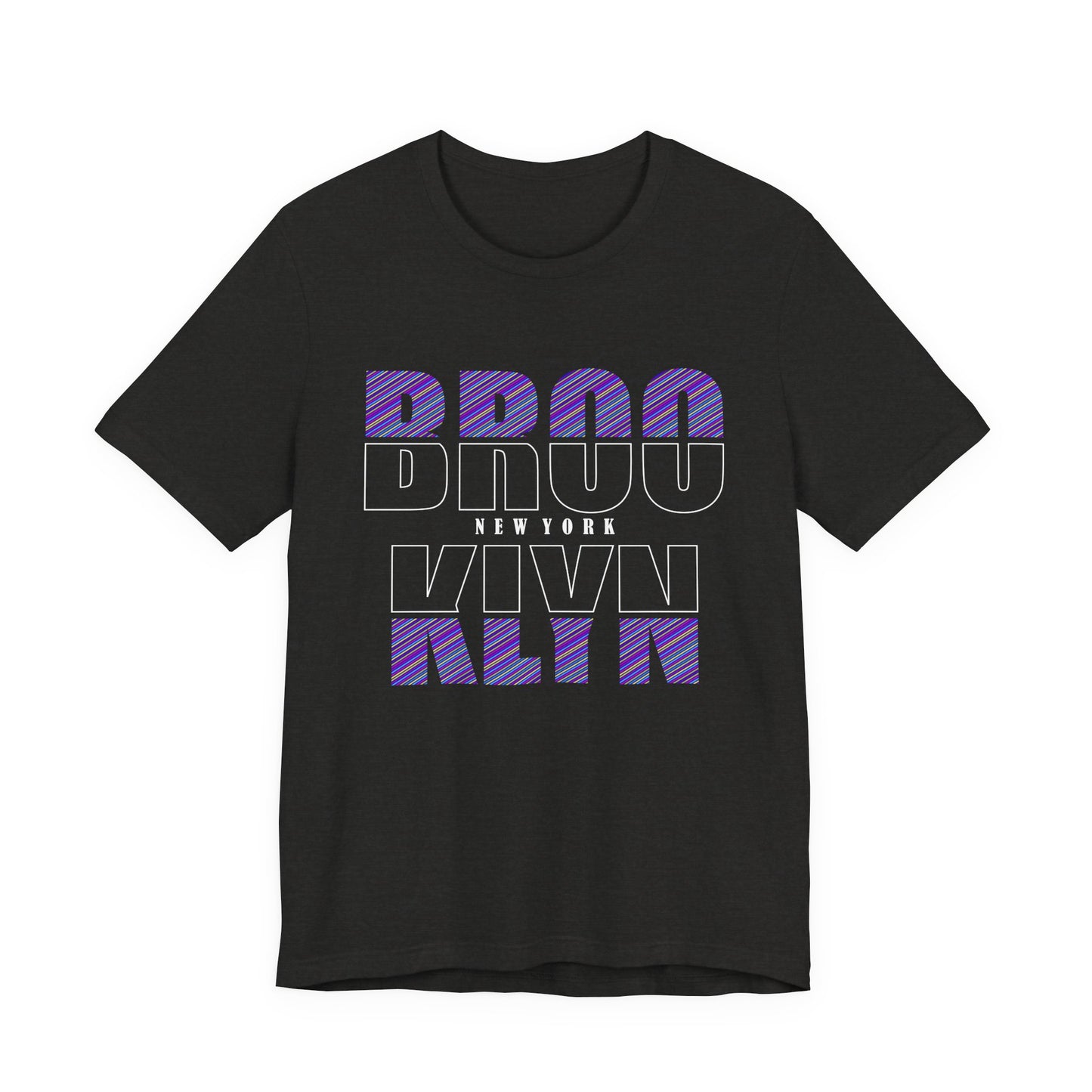 Retro Brooklyn New York Typography Graphic T-Shirt Casual Wear