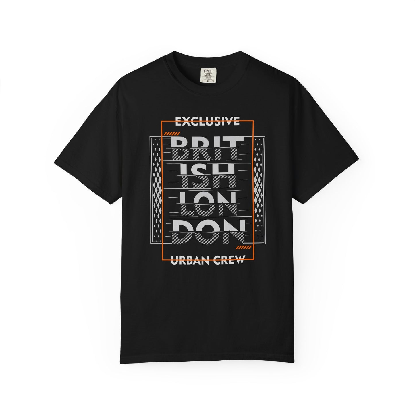 Shop Minimalist British London Typography Graphic T-Shirt for Casual Wear