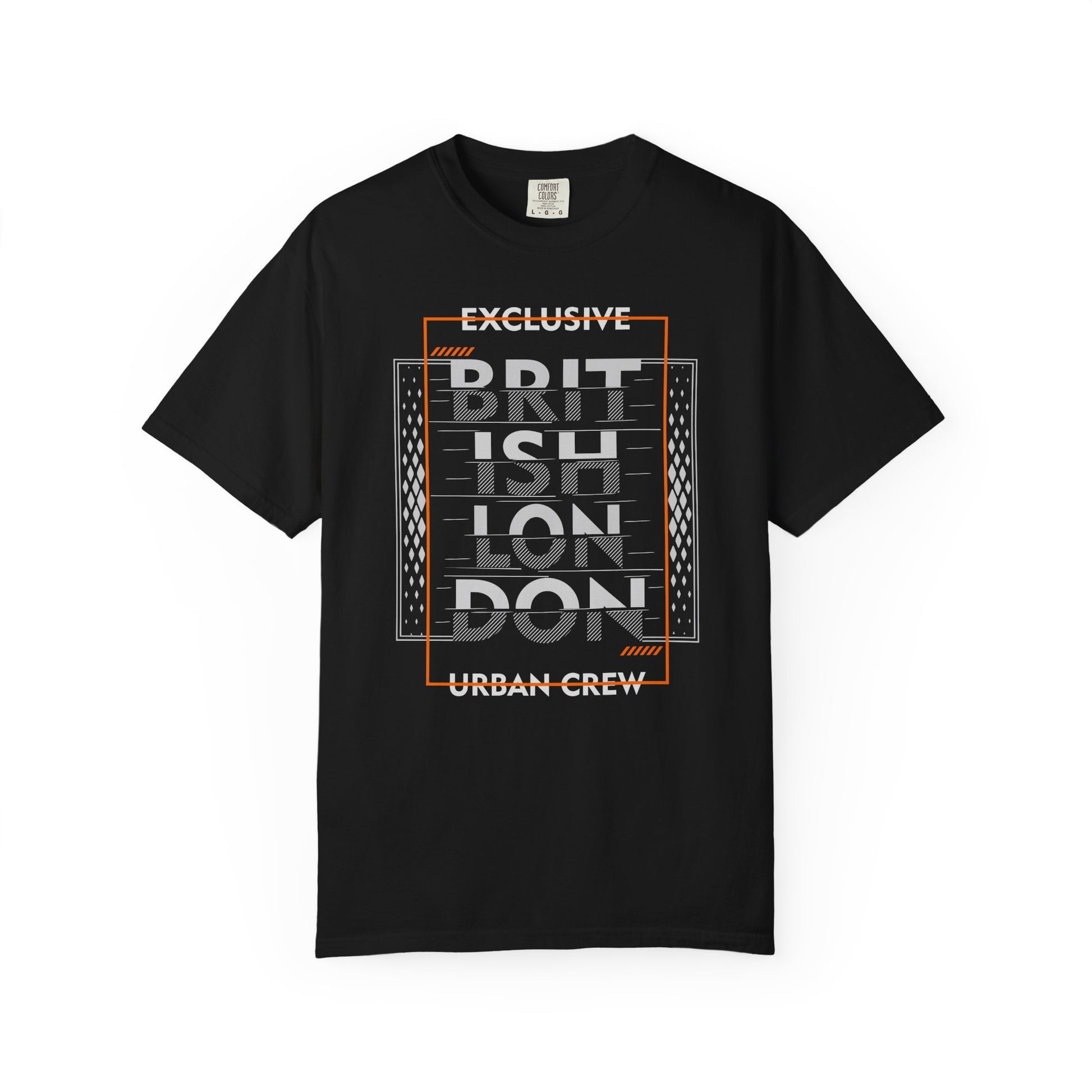 Shop Minimalist British London Typography Graphic T-Shirt for Casual Wear