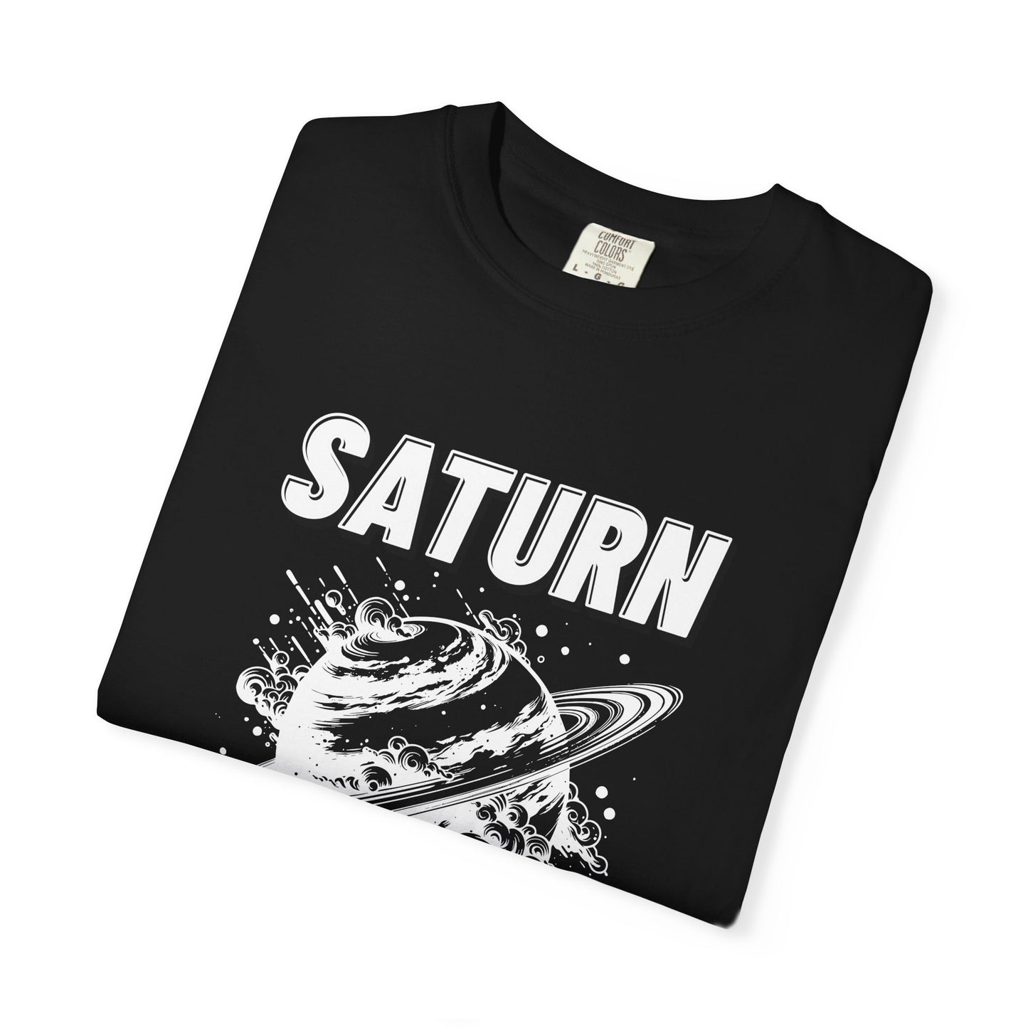 Soft Comfortable Bold Saturn Y2k Planet Graphic T-Shirt for Casual Wear