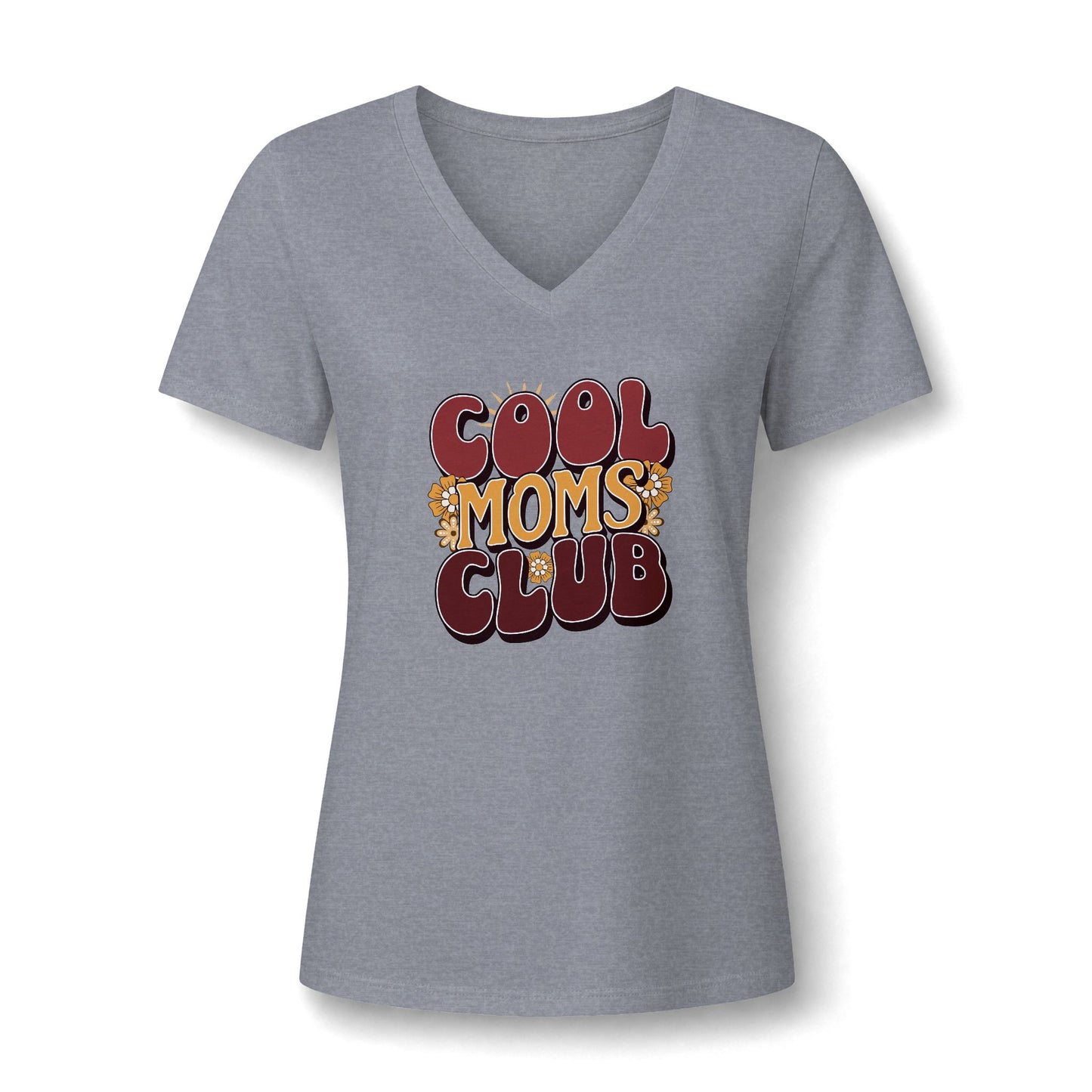 Stylish Cool Moms Club Women's T-Shirt for Casual Wear
