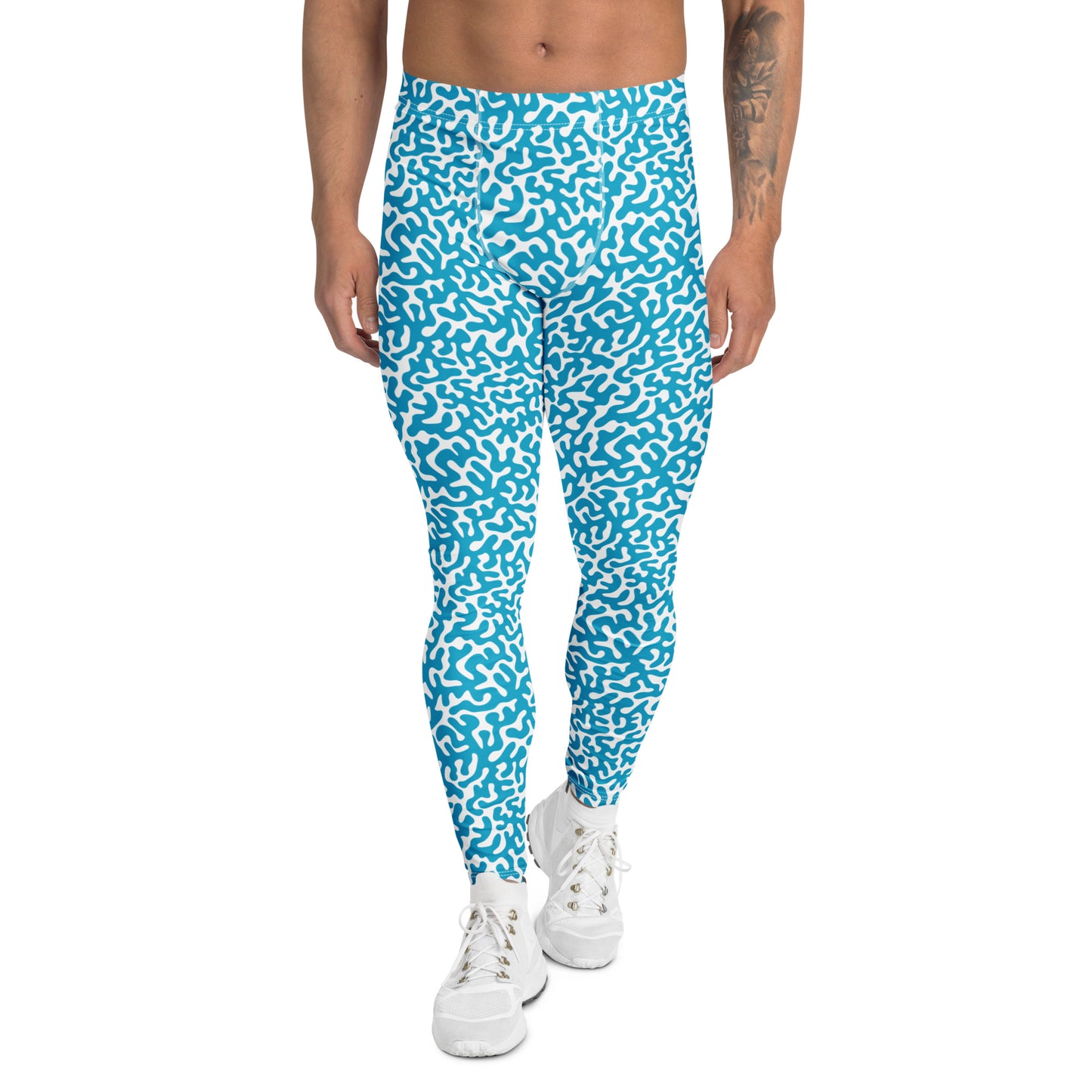 Stylish Modern Minimalist Aesthetic Men's Leggings for Active Wear