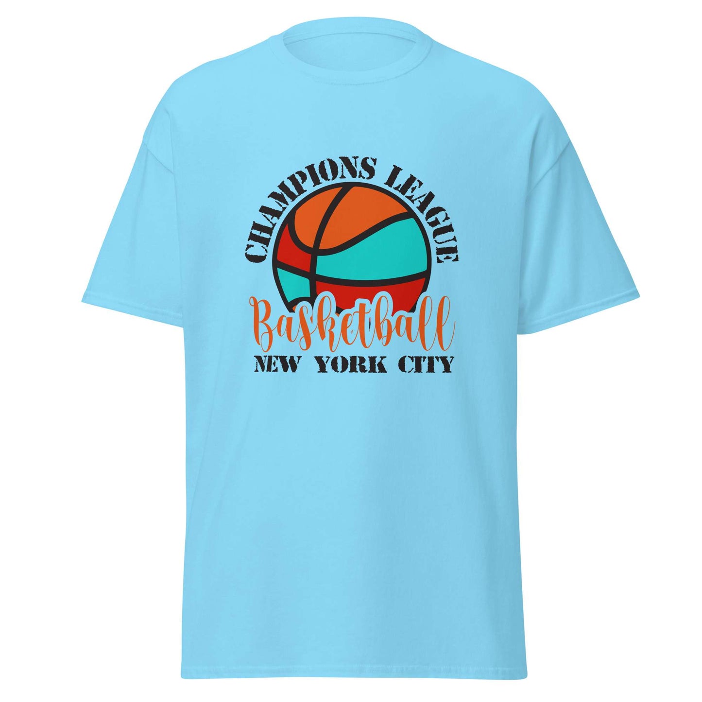Top Rated Comfortable Champions League Basketball New York City T-Shirt for Casual Wear