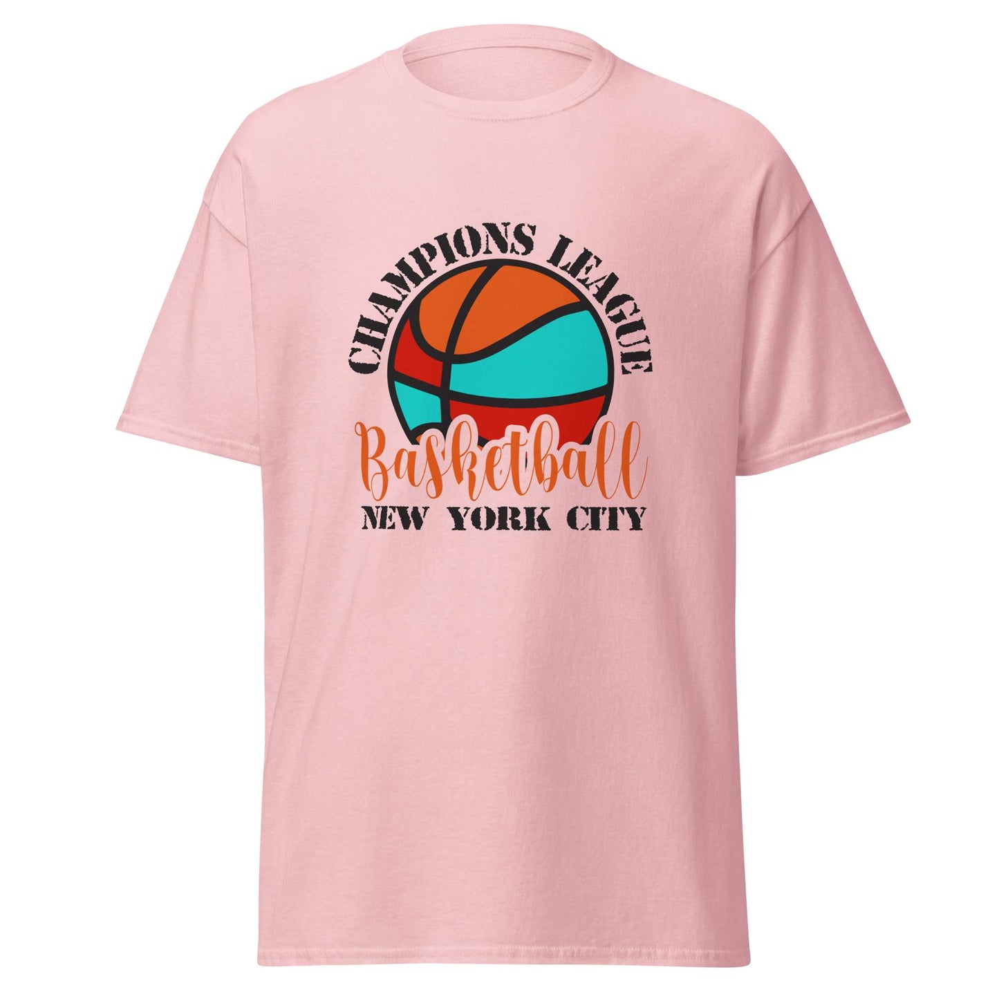 Trendy Comfortable Champions League Basketball New York City T-Shirt for Casual Wear
