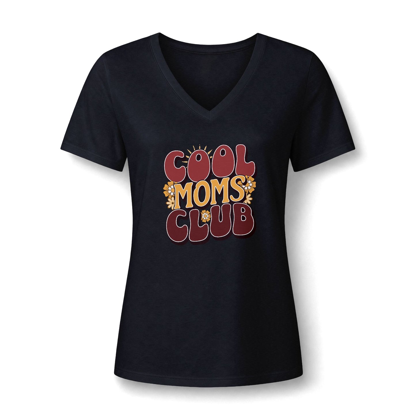Trendy Cool Moms Club Women's T-Shirt for Casual Wear