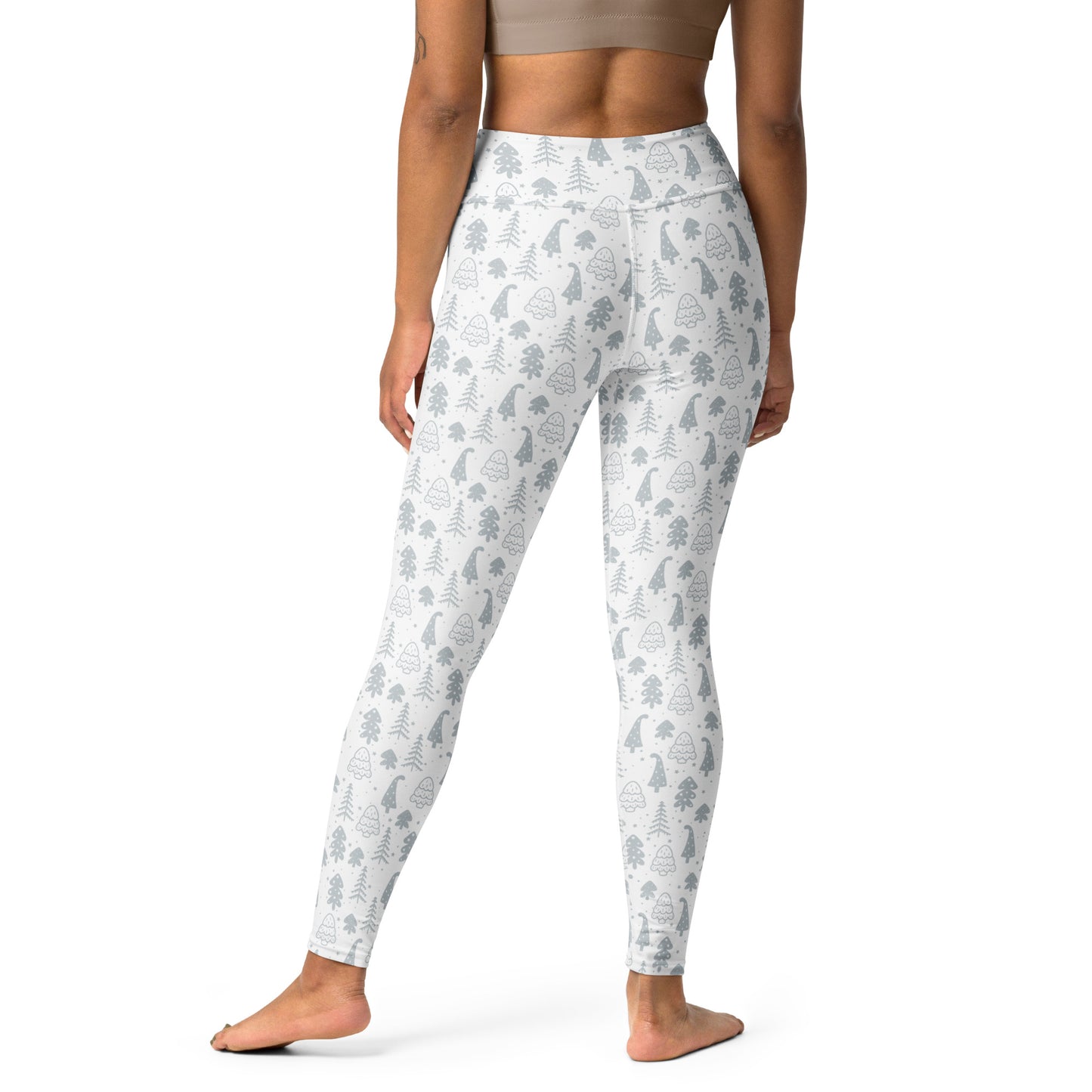Trendy Minimalist Scandinavian Holiday Yoga Leggings for Festive Workouts