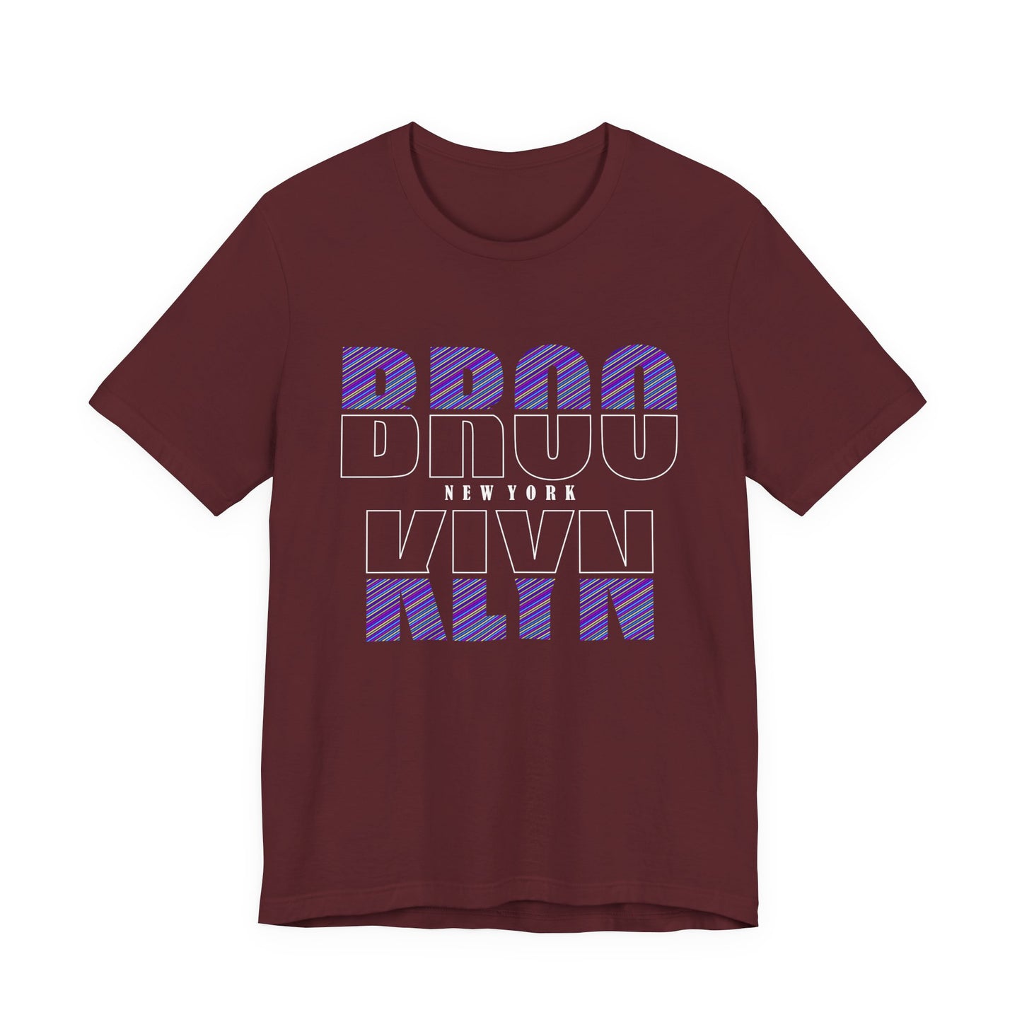 Unique Brooklyn New York Typography Graphic T-Shirt Casual Wear
