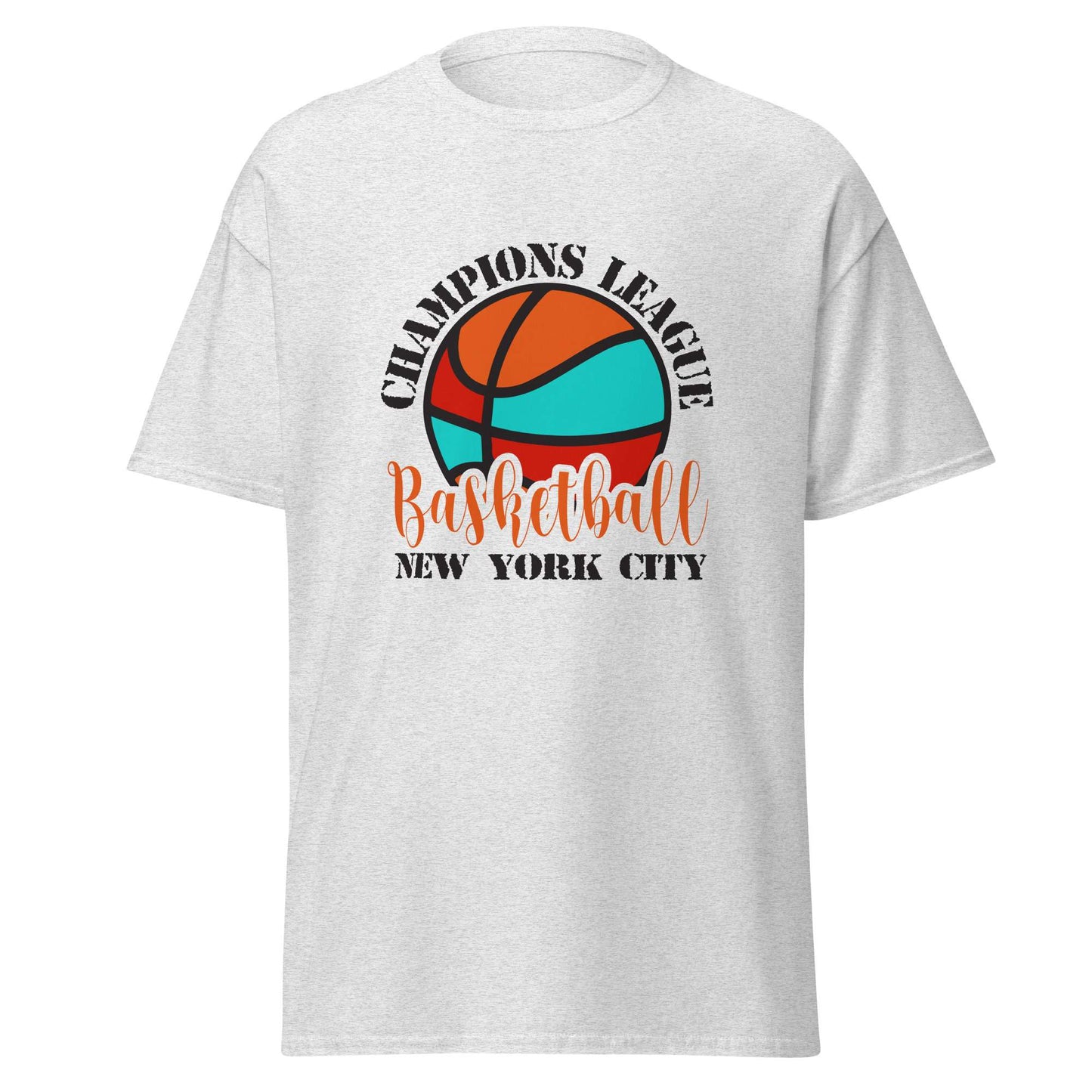 Unique Comfortable Champions League Basketball New York City T-Shirt for Casual Wear