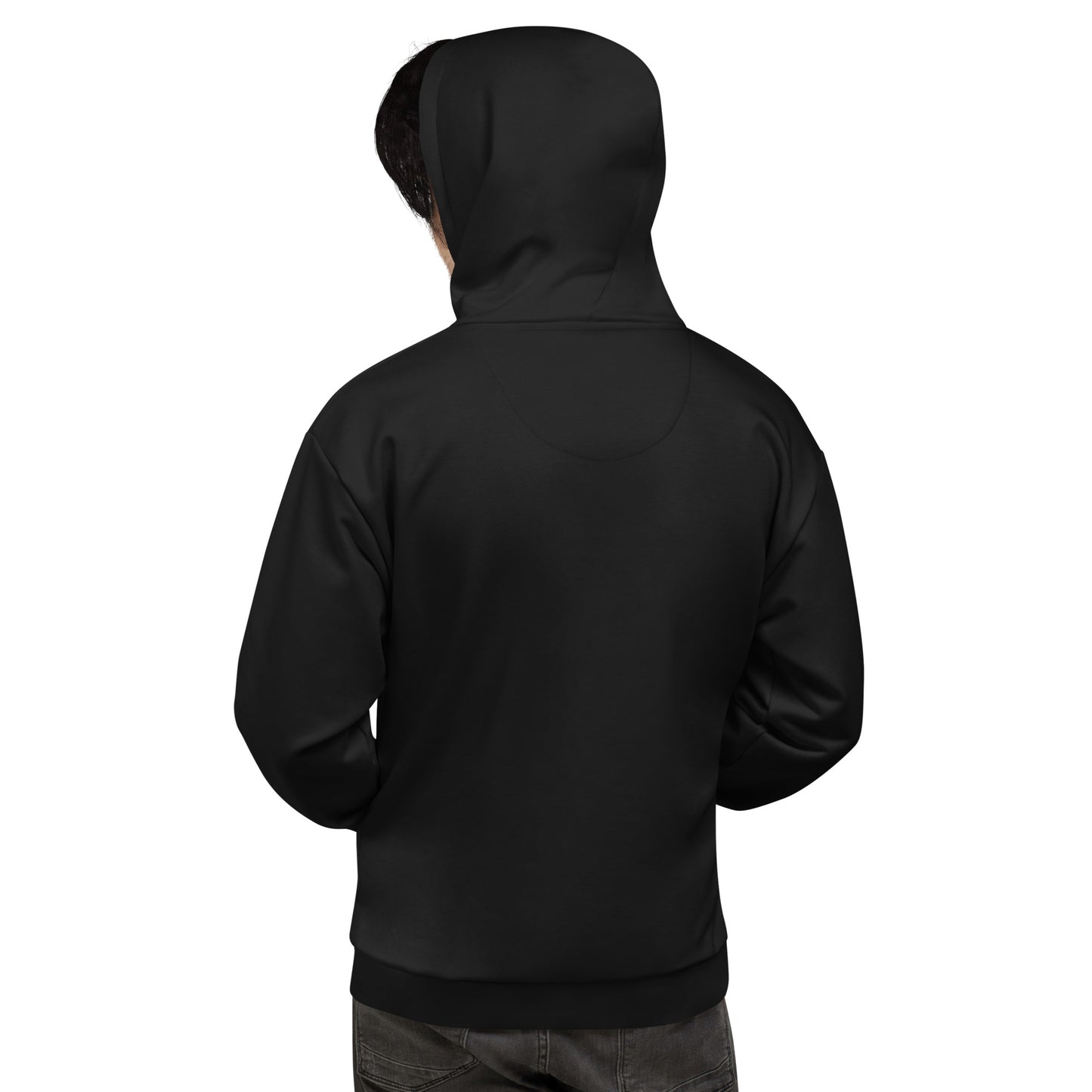 Versatile Minimalist Bold Plain Midnight Black Hoodie for Relaxed Wear