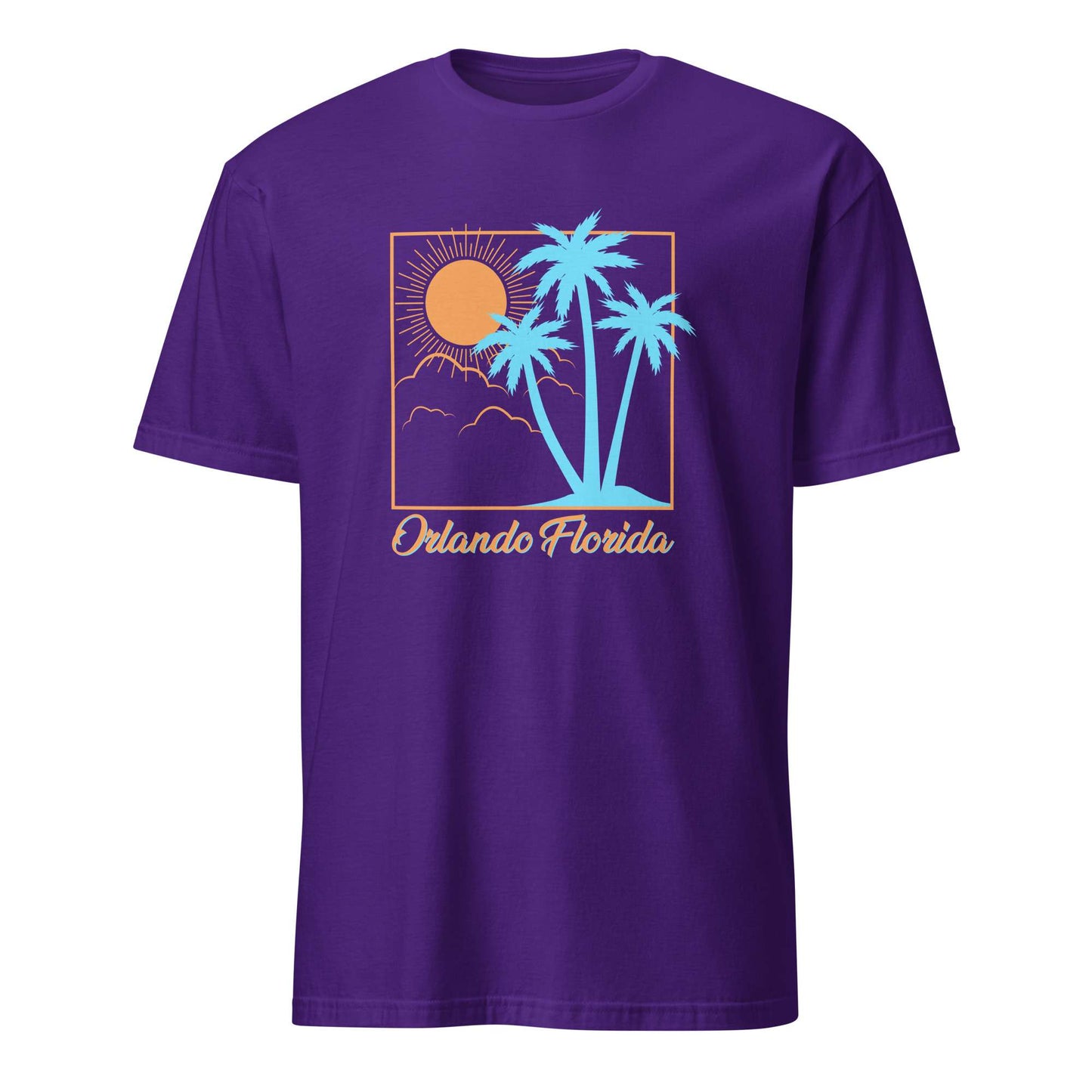 Vintage Orlando Florida Summer Sun Beach Graphic T-Shirt Casual Wear