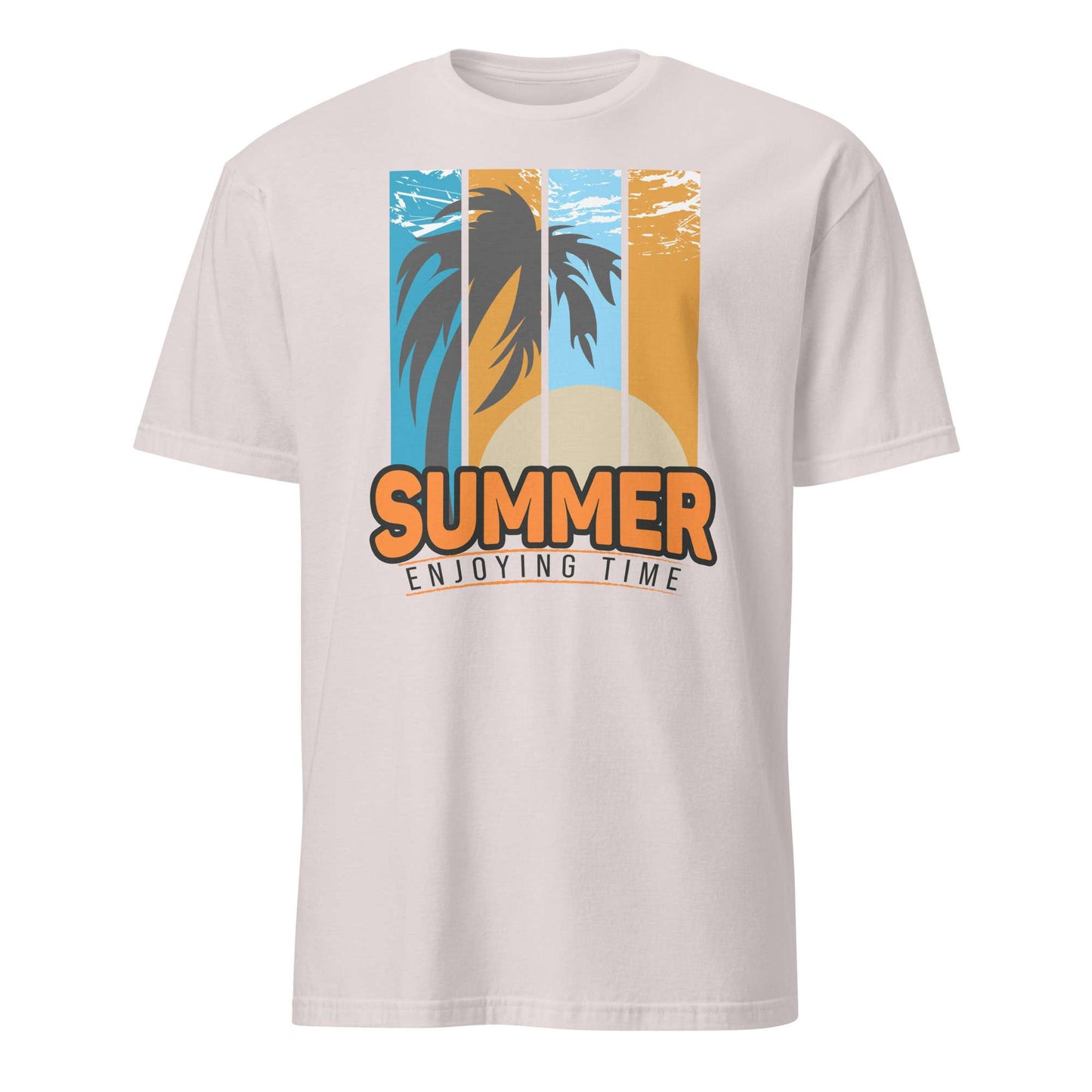 Buy Summer Enjoying Time Palm Sunset Graphic T-Shirt Casual Wear Online for Sale Shop the Summer Enjoying Time Palm Sunset Graphic T-Shirt, featuring a vibrant tropical design perfect for beach days and warm escapes.